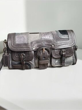 Coach Legacy Limited Edition Garcia Pieced Leather XL Clutch